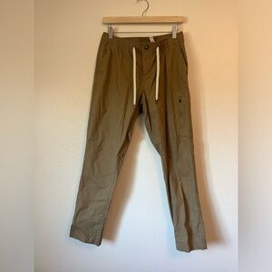 Vuori Ripstop Men’s Khaki Pants Size Medium